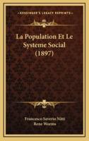 La Population Et Le Systeme Social (1897)