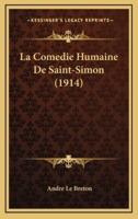 La Comedie Humaine De Saint-Simon (1914)