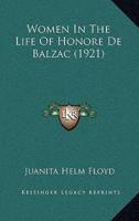 Women in the Life of Honore De Balzac (1921)