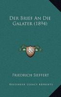 Der Brief An Die Galater (1894)