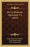 De La Medecine Operatoire V2 (1822)