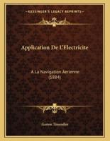 Application De L'Electricite