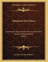 Almanach Des Echecs