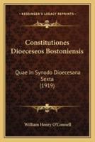 Constitutiones Dioeceseos Bostoniensis