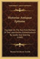 Historiae Antiquae Epitome