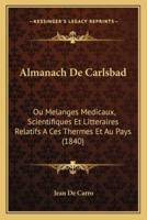 Almanach De Carlsbad