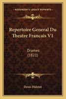 Repertoire General Du Theatre Francais V1