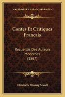 Contes Et Critiques Francais