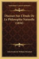 Discours Sur L'Etude De La Philosophie Naturelle (1834)
