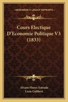 Cours Electique D'Economie Politique V3 (1833)