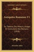 Antiquites Romaines V1