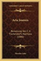 Acta Joannis
