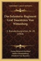 Das Infanterie-Regiment Graf Tauentzien Von Wittenberg