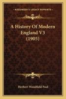 A History Of Modern England V3 (1905)