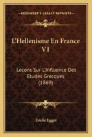 L'Hellenisme En France V1