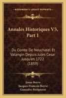 Annales Historiques V5, Part 1