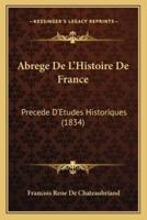 Abrege De L'Histoire De France