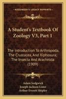 A Student's Textbook Of Zoology V3, Part 1