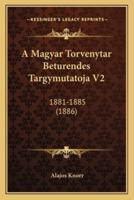 A Magyar Torvenytar Beturendes Targymutatoja V2