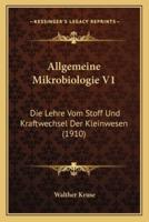 Allgemeine Mikrobiologie V1