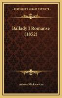 Ballady I Romanse (1852)