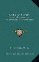 Acta Joannis