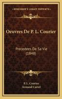 Oeuvres De P. L. Courier