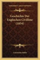 Geschichte Der Englischen Civilliste (1834)