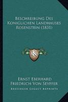 Beschreibung Des Koniglichen Landhauses Rosenstein (1831)