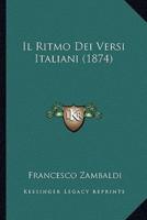 Il Ritmo Dei Versi Italiani (1874)