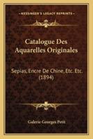 Catalogue Des Aquarelles Originales