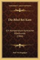 Die Bibel Bei Kant