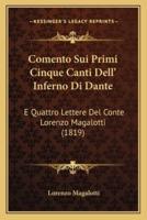 Comento Sui Primi Cinque Canti Dell' Inferno Di Dante