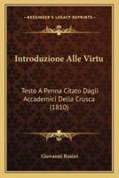 Introduzione Alle Virtu