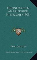 Erinnerungen An Friedrich Nietzsche (1901)