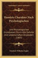 Hamlets Charakter Nach Psychologischen