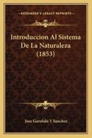 Introduccion Al Sistema De La Naturaleza (1853)