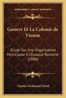 Geneve Et La Colonie De Vienne