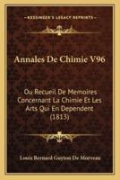 Annales De Chimie V96