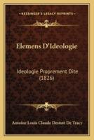Elemens D'Ideologie
