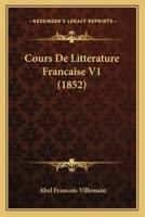 Cours De Litterature Francaise V1 (1852)