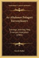 Az Altalanos Polagari Torvenykonyv
