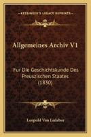 Allgemeines Archiv V1