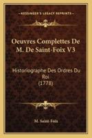 Oeuvres Complettes De M. De Saint-Foix V3