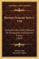 Barreau Francais Serie 1, V10