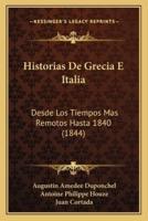 Historias De Grecia E Italia