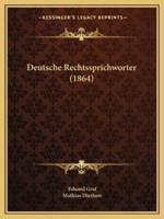 Deutsche Rechtssprichworter (1864)
