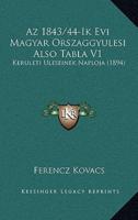 Az 1843/44-Ik Evi Magyar Orszaggyulesi Also Tabla V1