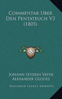 Commentar Uber Den Pentateuch V3 (1805)