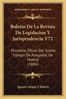 Boletin De La Revista De Legislacion Y Jurisprudencia V72